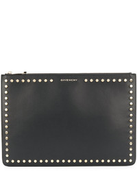schwarze beschlagene Clutch von Givenchy