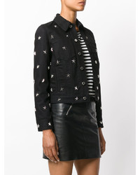 schwarze beschlagene Jacke von Givenchy