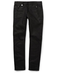 schwarze beschlagene Jeans von Alexander McQueen
