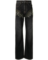 schwarze beschlagene Jeans von Y/Project
