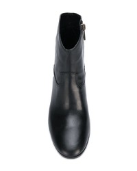 schwarze beschlagene Leder Stiefeletten von MICHAEL Michael Kors