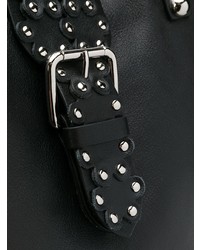 schwarze beschlagene Shopper Tasche aus Leder von RED Valentino