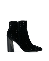 schwarze beschlagene Wildleder Stiefeletten von Kendall & Kylie