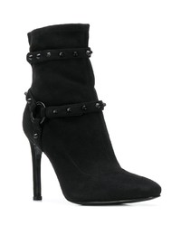 schwarze beschlagene Wildleder Stiefeletten von Kendall & Kylie