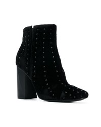 schwarze beschlagene Wildleder Stiefeletten von Kendall & Kylie