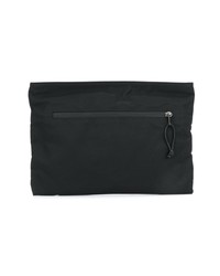 schwarze bestickte Clutch Handtasche von Balenciaga