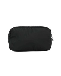 schwarze bestickte Clutch Handtasche von McQ Alexander McQueen