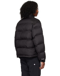 schwarze bestickte Daunenjacke von PLACES+FACES