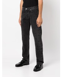 schwarze bestickte Jeans von Rhude