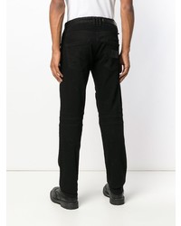 schwarze bestickte Jeans von Philipp Plein