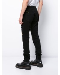 schwarze bestickte Jeans von Haculla