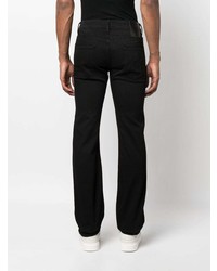 schwarze bestickte Jeans von Billionaire