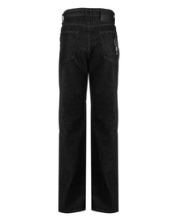 schwarze bestickte Jeans von Karl Lagerfeld