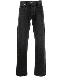 schwarze bestickte Jeans von Rhude