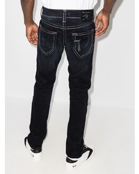 schwarze bestickte Jeans von True Religion