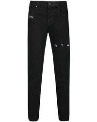 schwarze bestickte Jeans von RtA