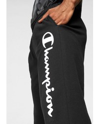 schwarze bestickte Jogginghose von Champion