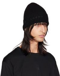 schwarze bestickte Mütze von Givenchy