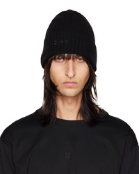 schwarze bestickte Mütze von Givenchy