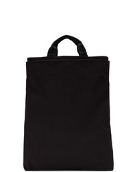 schwarze bestickte Shopper Tasche aus Segeltuch von Y-3