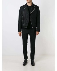 schwarze Bikerjacke von Givenchy