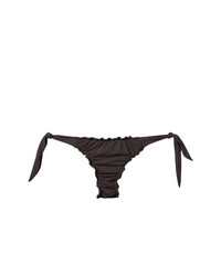 schwarze Bikinihose mit Rüschen von Amir Slama