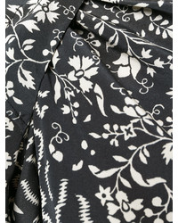 schwarze Bluse mit geometrischem Muster von Isabel Marant