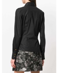 schwarze Bluse mit Knöpfen von Vivienne Westwood Anglomania
