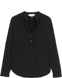 schwarze Bluse mit Knöpfen von Stella McCartney
