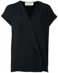 schwarze Bluse von By Malene Birger