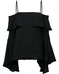 schwarze Bluse von C/Meo