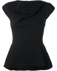 schwarze Bluse von Chalayan