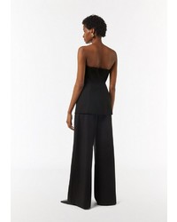 schwarze Bluse von Comma