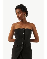 schwarze Bluse von Comma