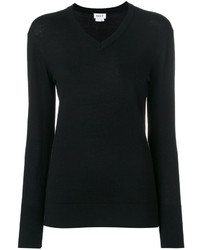 schwarze Bluse von DKNY