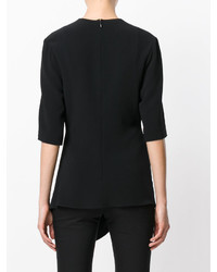 schwarze Bluse von Stella McCartney