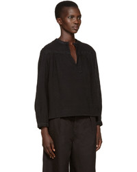 schwarze Bluse von Etoile Isabel Marant