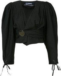 schwarze Bluse von Jacquemus