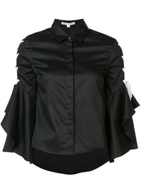 schwarze Bluse von JONATHAN SIMKHAI