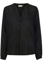 schwarze Bluse von Kaffe