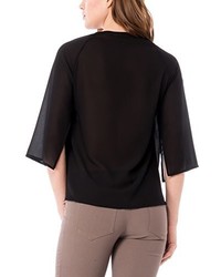 schwarze Bluse von Les Sophistiquees