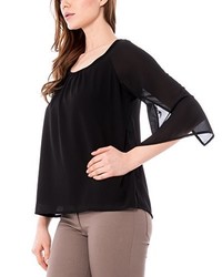 schwarze Bluse von Les Sophistiquees