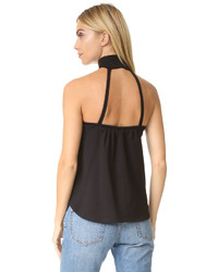 schwarze Bluse von Susana Monaco