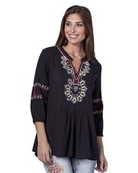 schwarze Bluse von PEACE AND LOVE BY CALAO