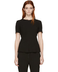 schwarze Bluse von Raquel Allegra