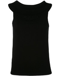 schwarze Bluse von Roberto Collina