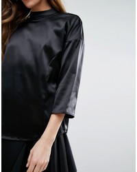 schwarze Bluse von Vila
