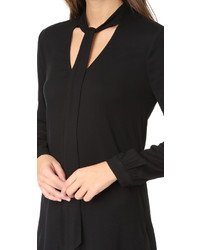 schwarze Bluse von Ella Moss