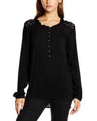 schwarze Bluse von Sublevel