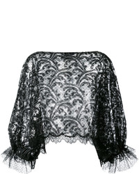 schwarze Bluse von Talbot Runhof